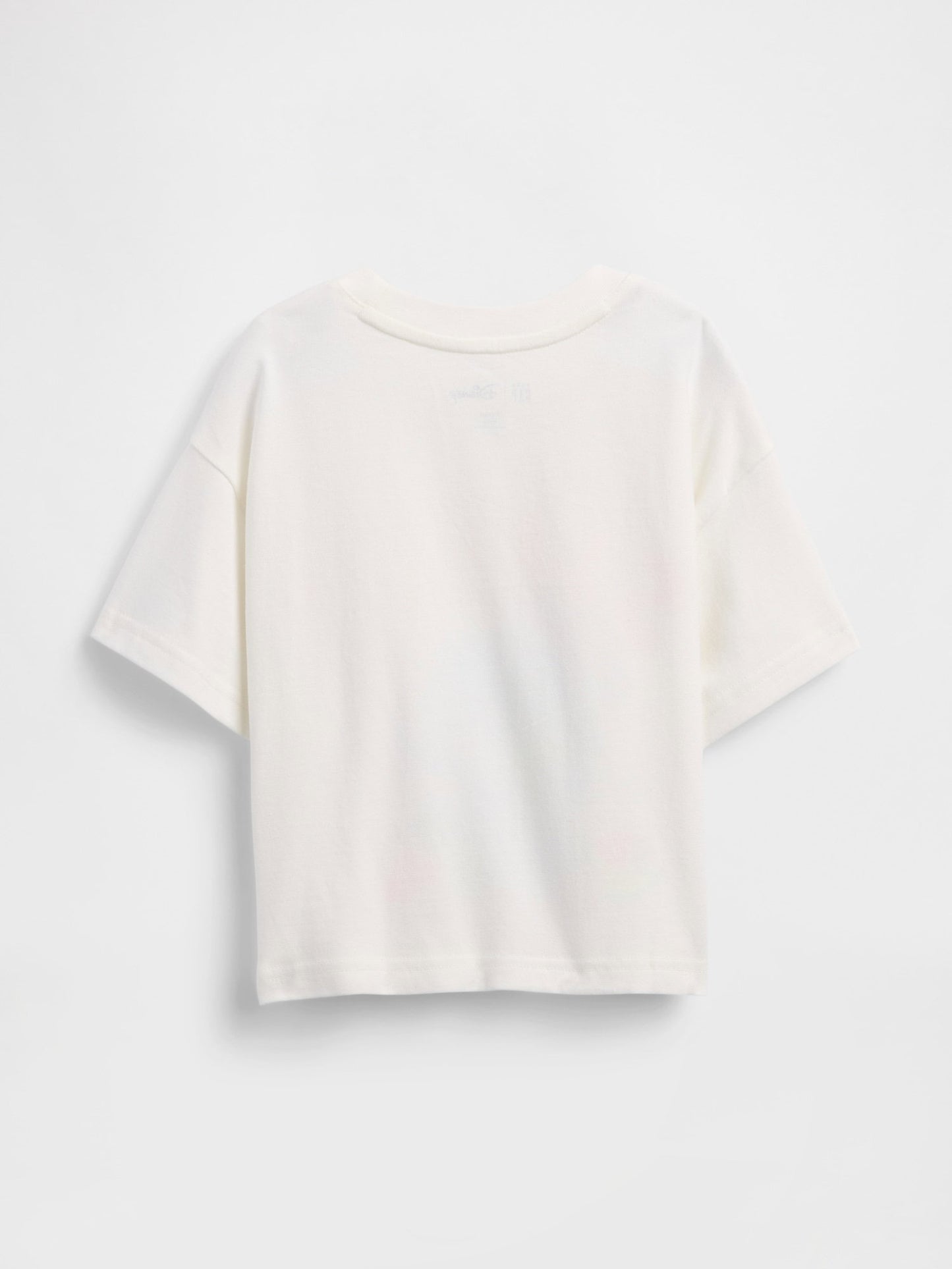 Kırık Beyaz Relaxed Grafikli T-shirt