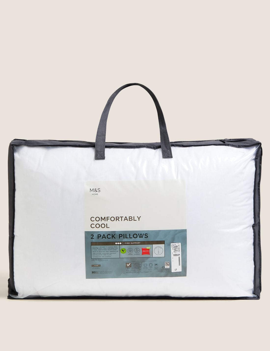 Saf Pamuklu 2'li Comfortably Cool Yastık Seti