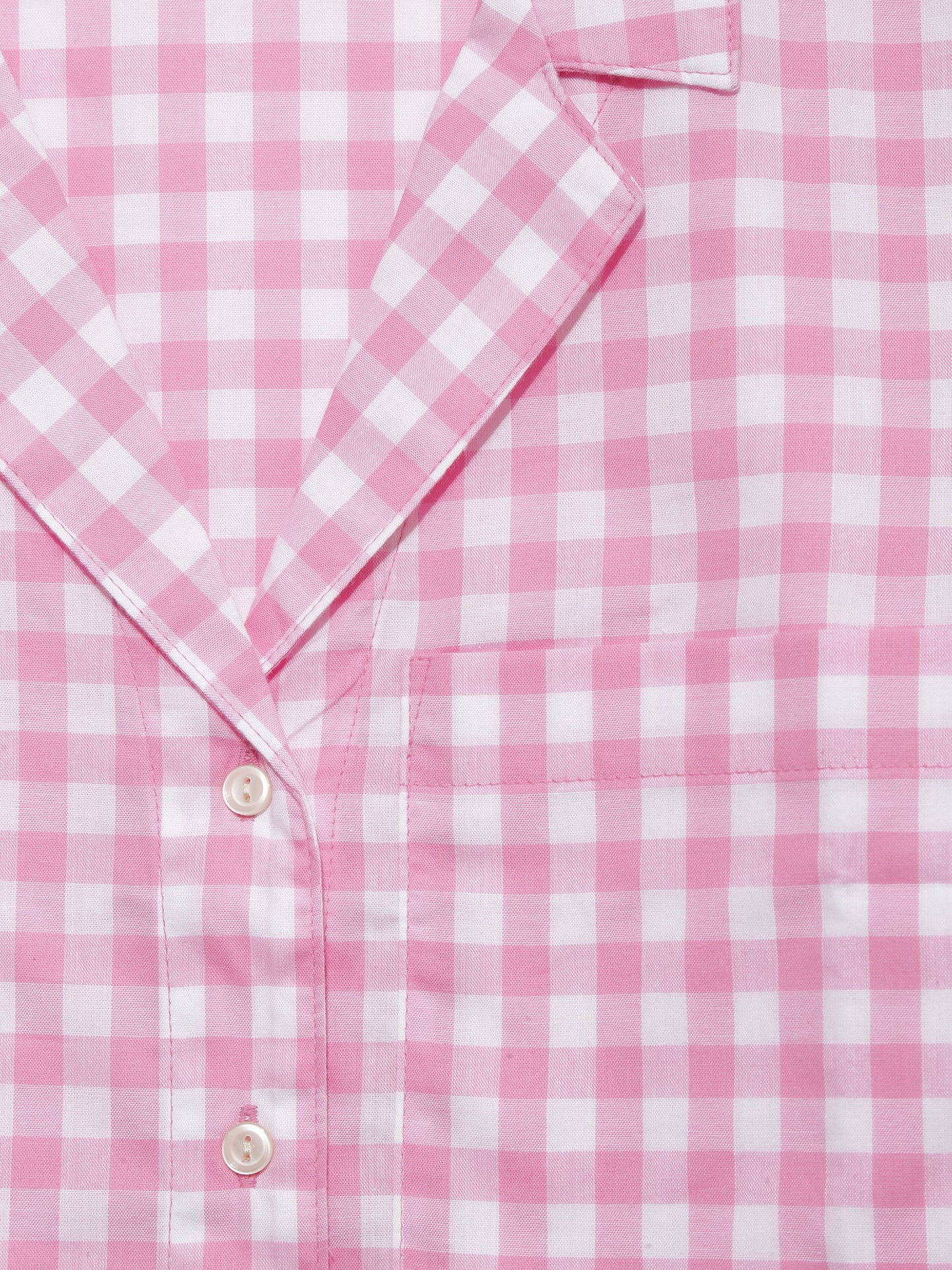 Açık Pembe Gapbody Poplin Kısa Kollu Pijama Üstü