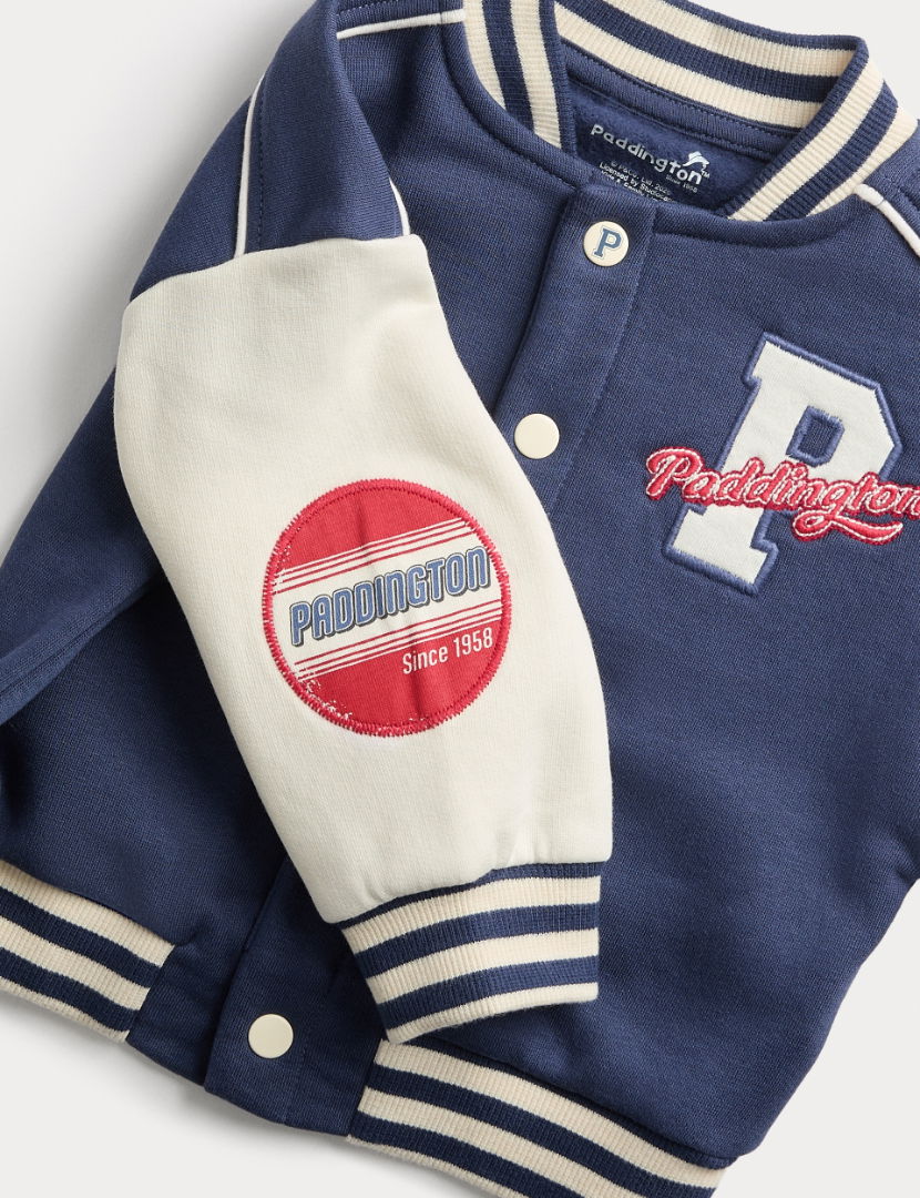 Pamuk Karışımlı Paddington™ Bomber Ceket (0 Ay–3 Yaş)