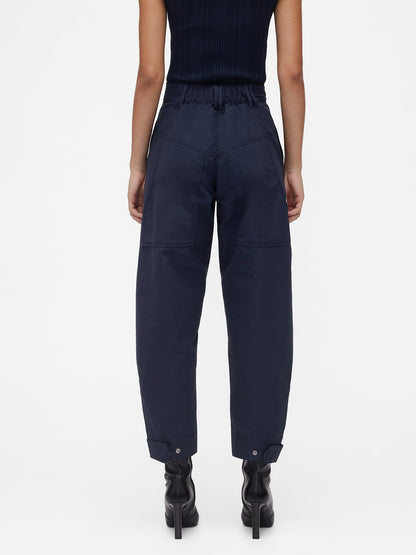 Lacivert Gapstudio High Rise Barrel Pantolon
