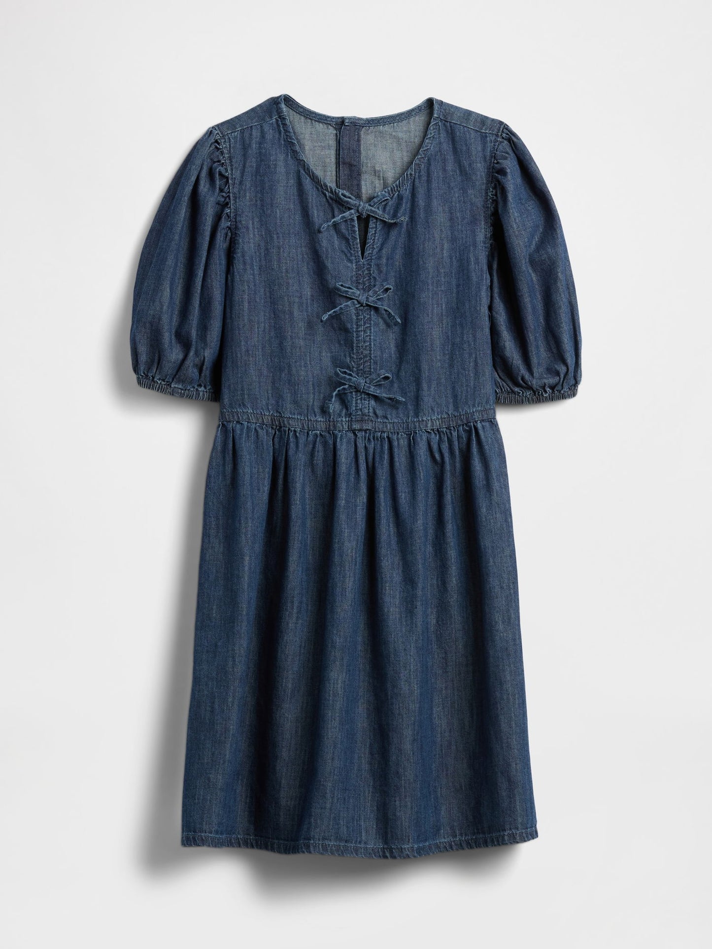 Mavi Denim Puff-sleeve Elbise