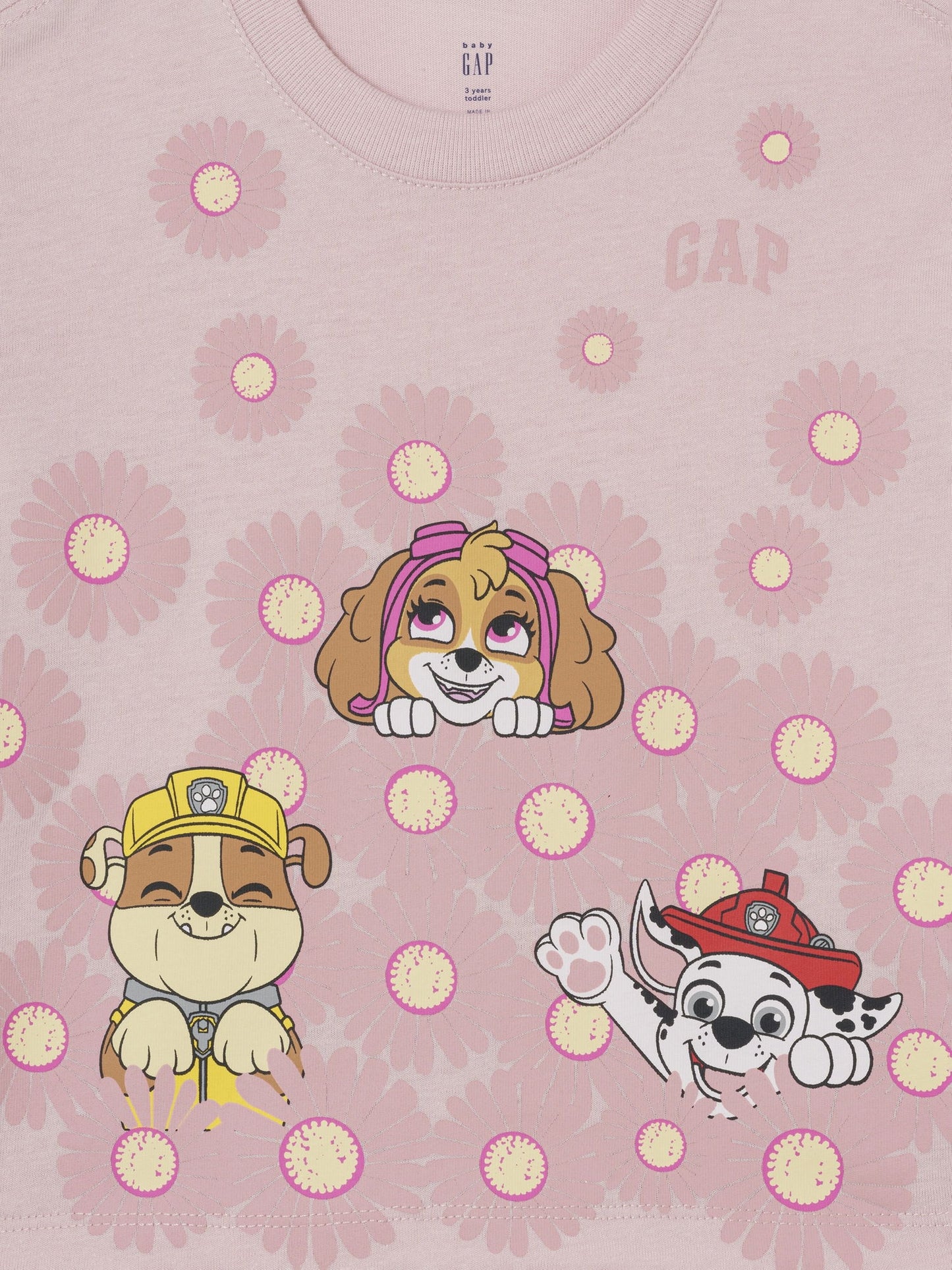 Pembe Paw Patrol Grafik T-shirt
