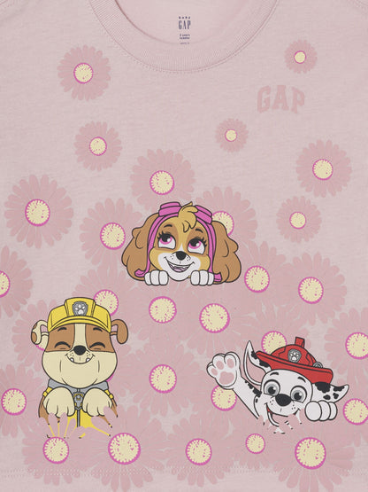 Pembe Paw Patrol Grafik T-shirt