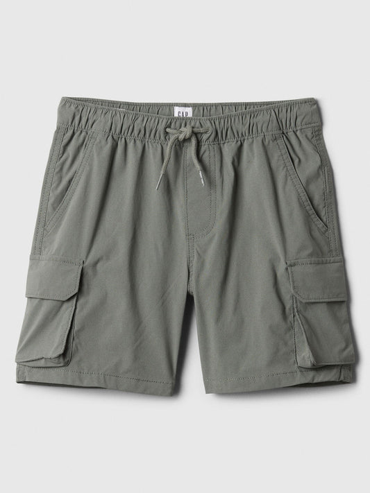 Gri Hybrid Pull-on Kargo Şort