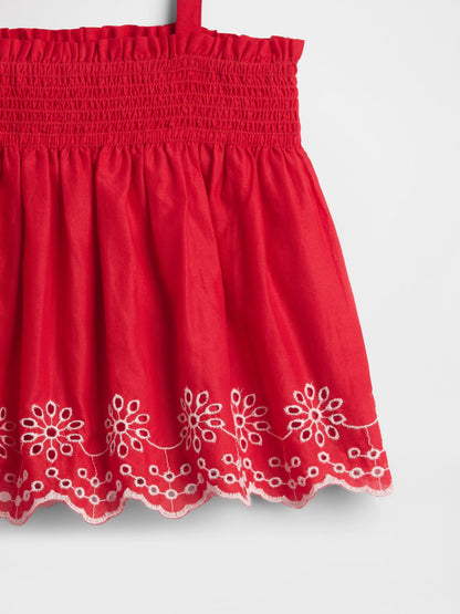 Kırmızı Dantel Two-piece Outfit Set