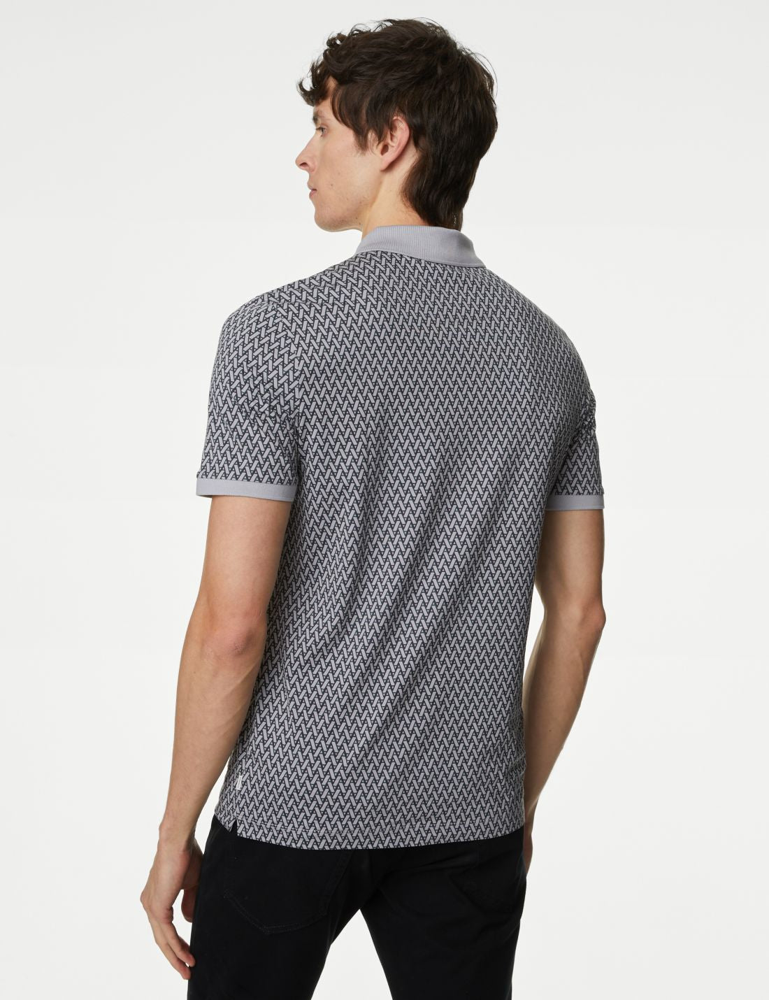 Saf Supima® Pamuklu Polo Yaka T-shirt