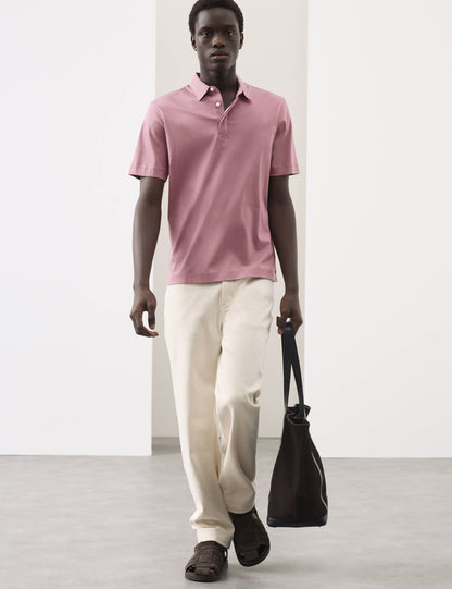 Pure Supima Polo Yaka T-shirt