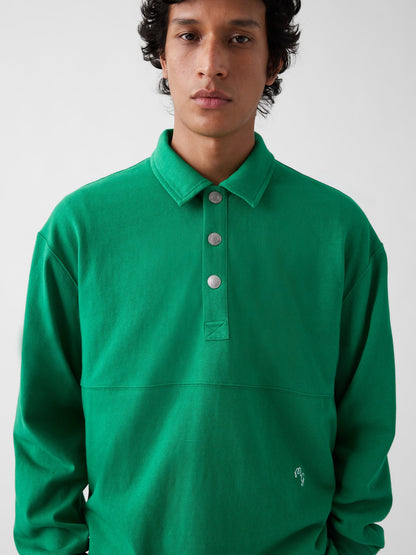 Yeşil Gap × Malbon Oversized Polo T-shirt