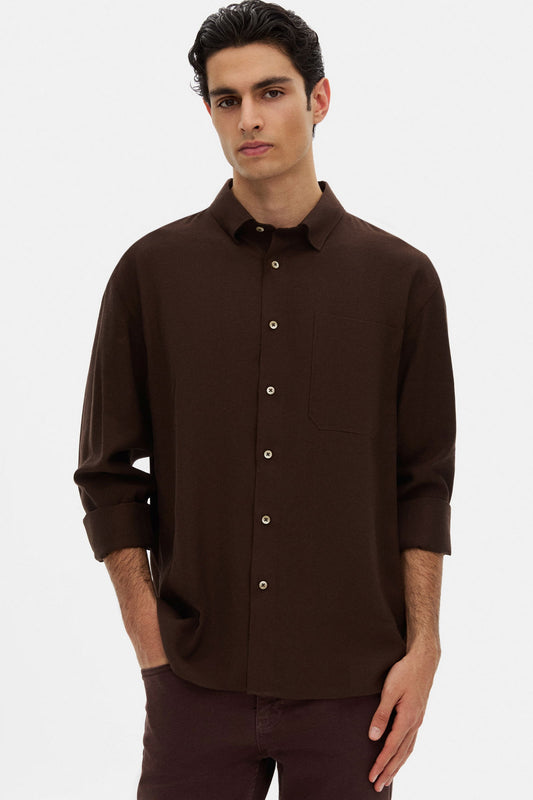 Tween Relaxed Kahverengi Gömlek