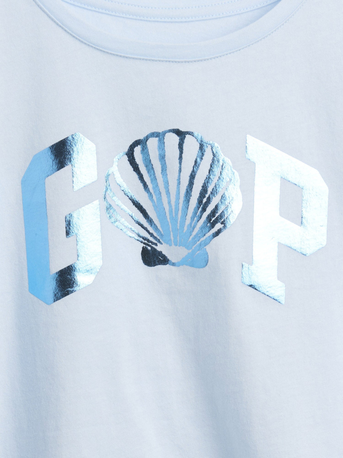 Açık Mavi Gap Logo T-shirt
