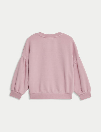 Paris Kedi Desenli Sweatshirt (2-10 Yaş)