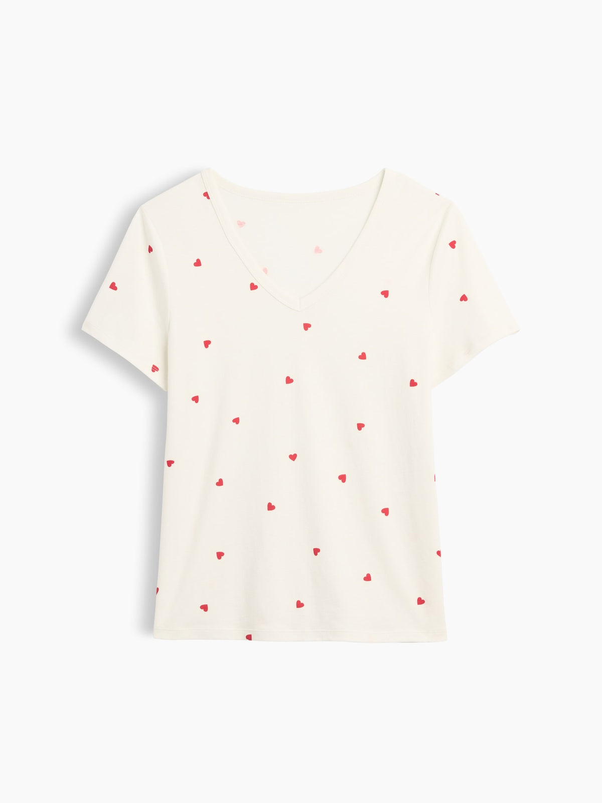 Kırık Beyaz Favorite V-yaka T-shirt