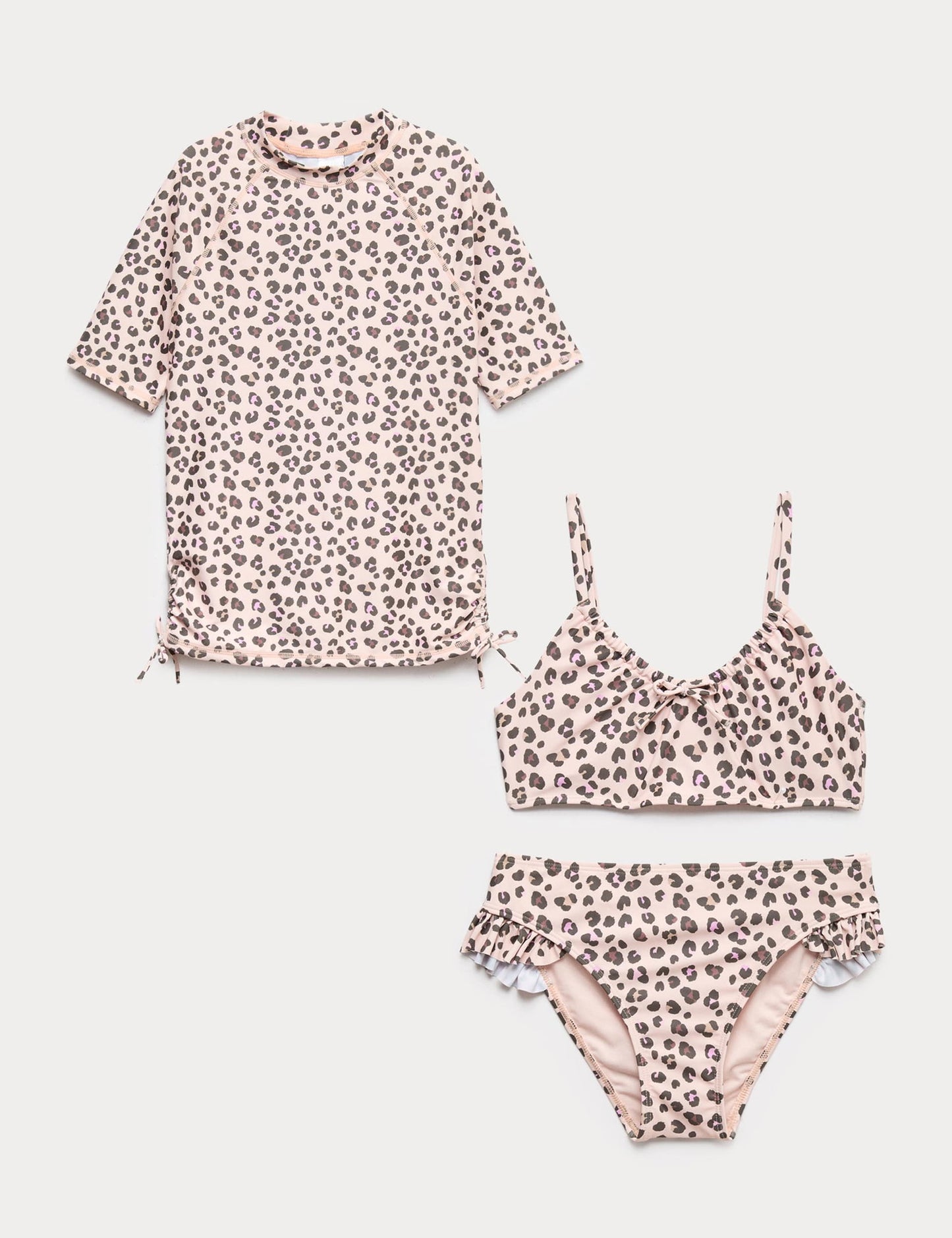 Leopar Desenli Bikini Seti