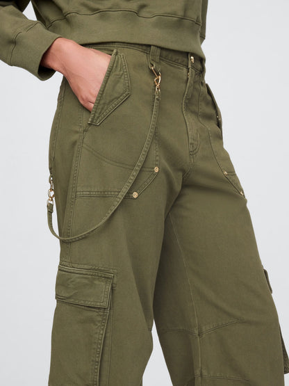 Haki Gap × Cult Gaia Kargo Barrel Pantolon