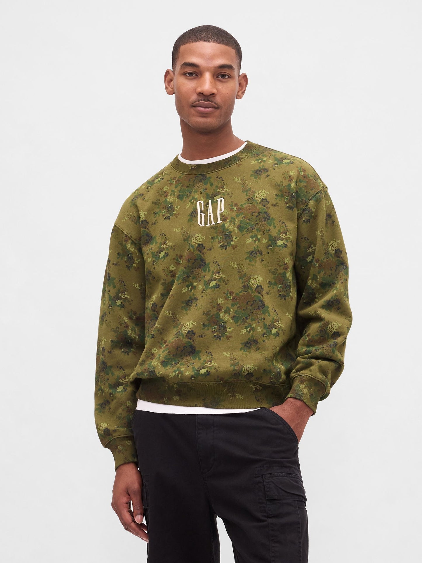 Açık Yeşil Heavyweight Oversized Logo Sweatshirt