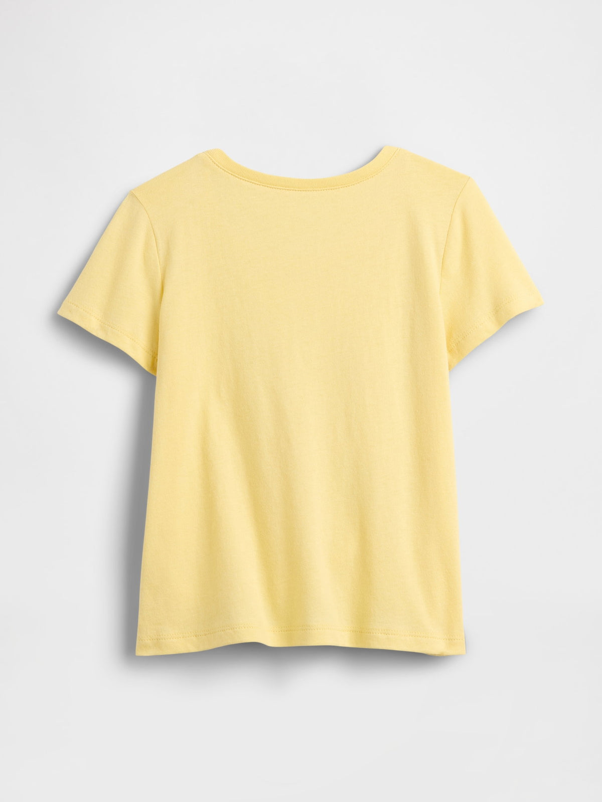 Sarı Grafik Baskılı T-shirt