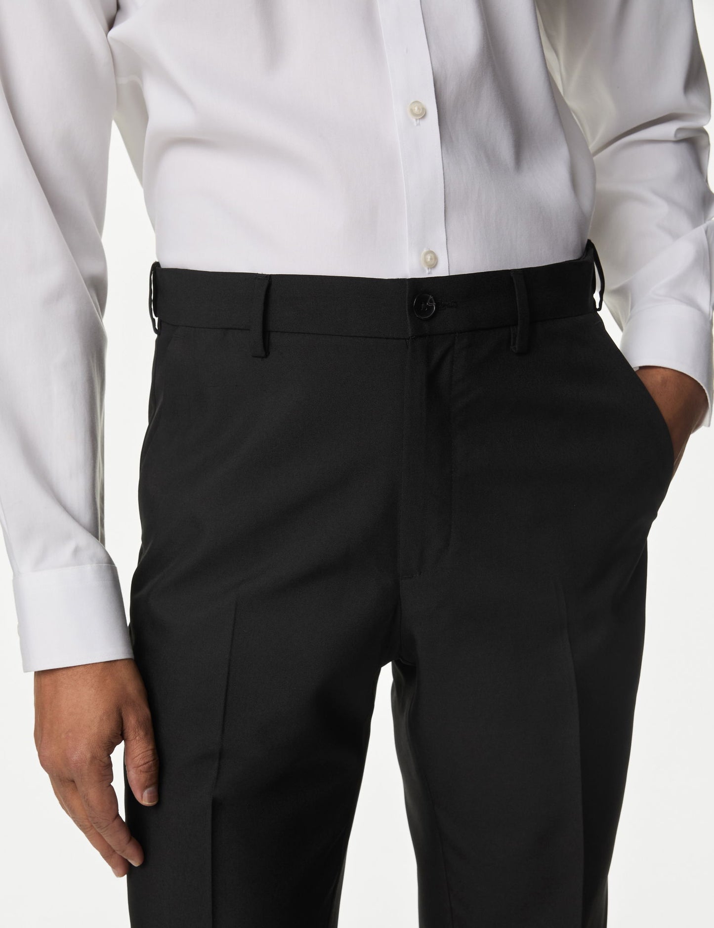 Big & Tall Regular Fit Düz Ön Pantolon?