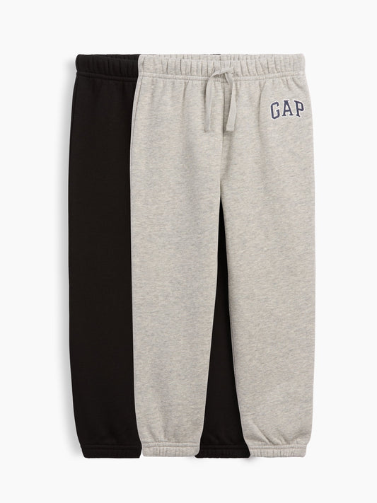 Gri Relaxed Pull-on Logo Eşofman Altı (2'li)