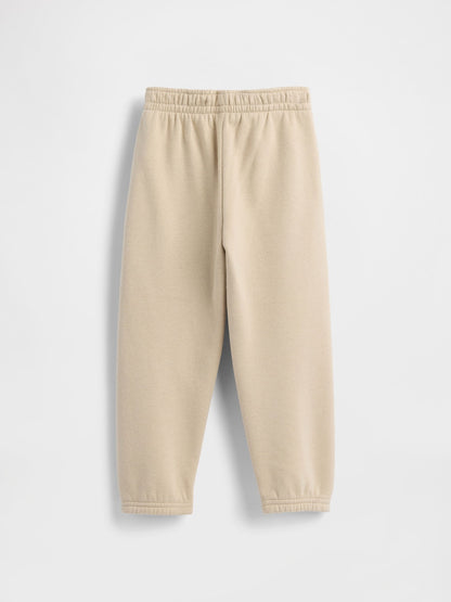 Krem Vintagesoft Varsity Logo Jogger Eşofman Altı