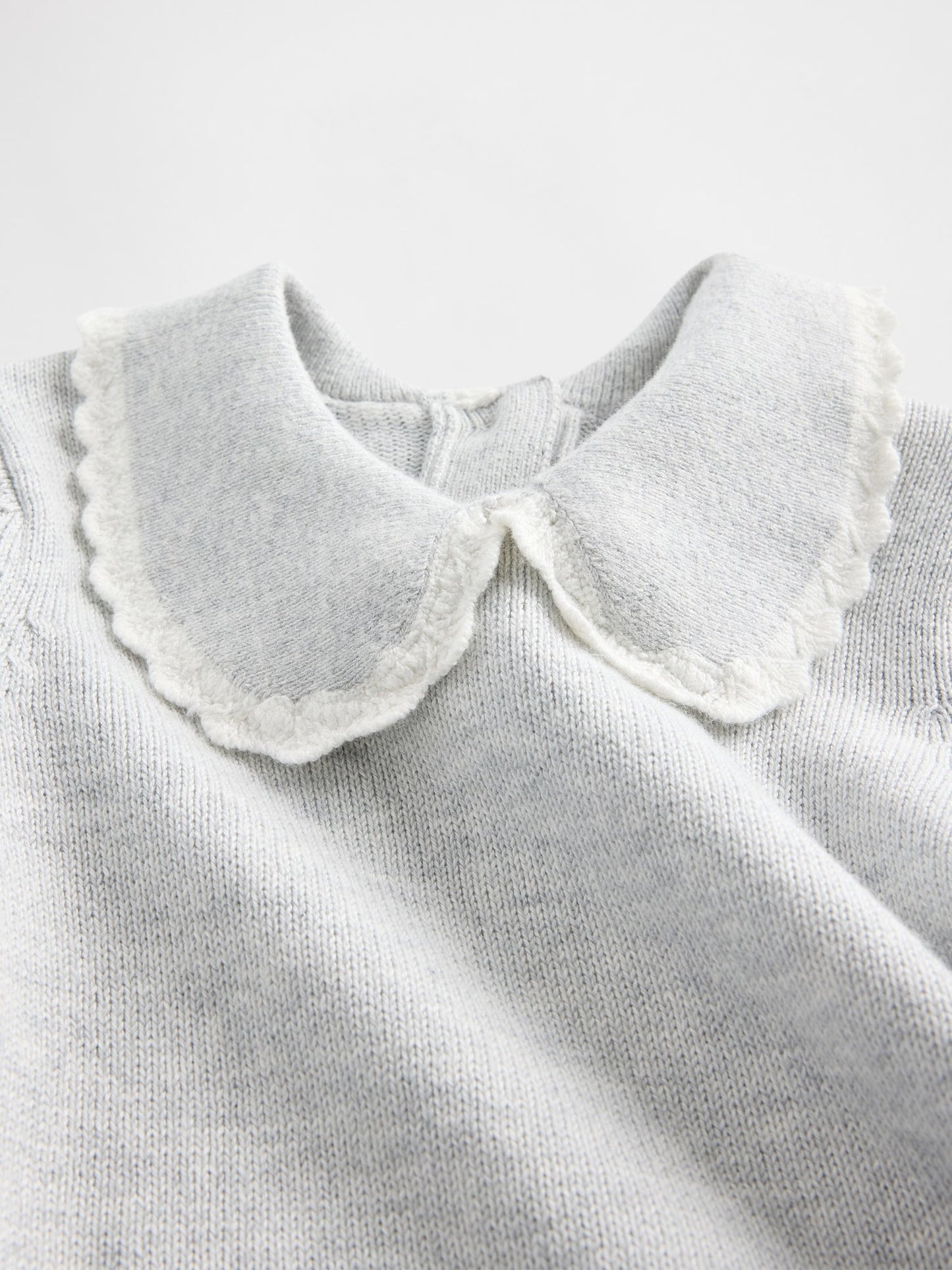 Açık Gri Sweater Outfit Set