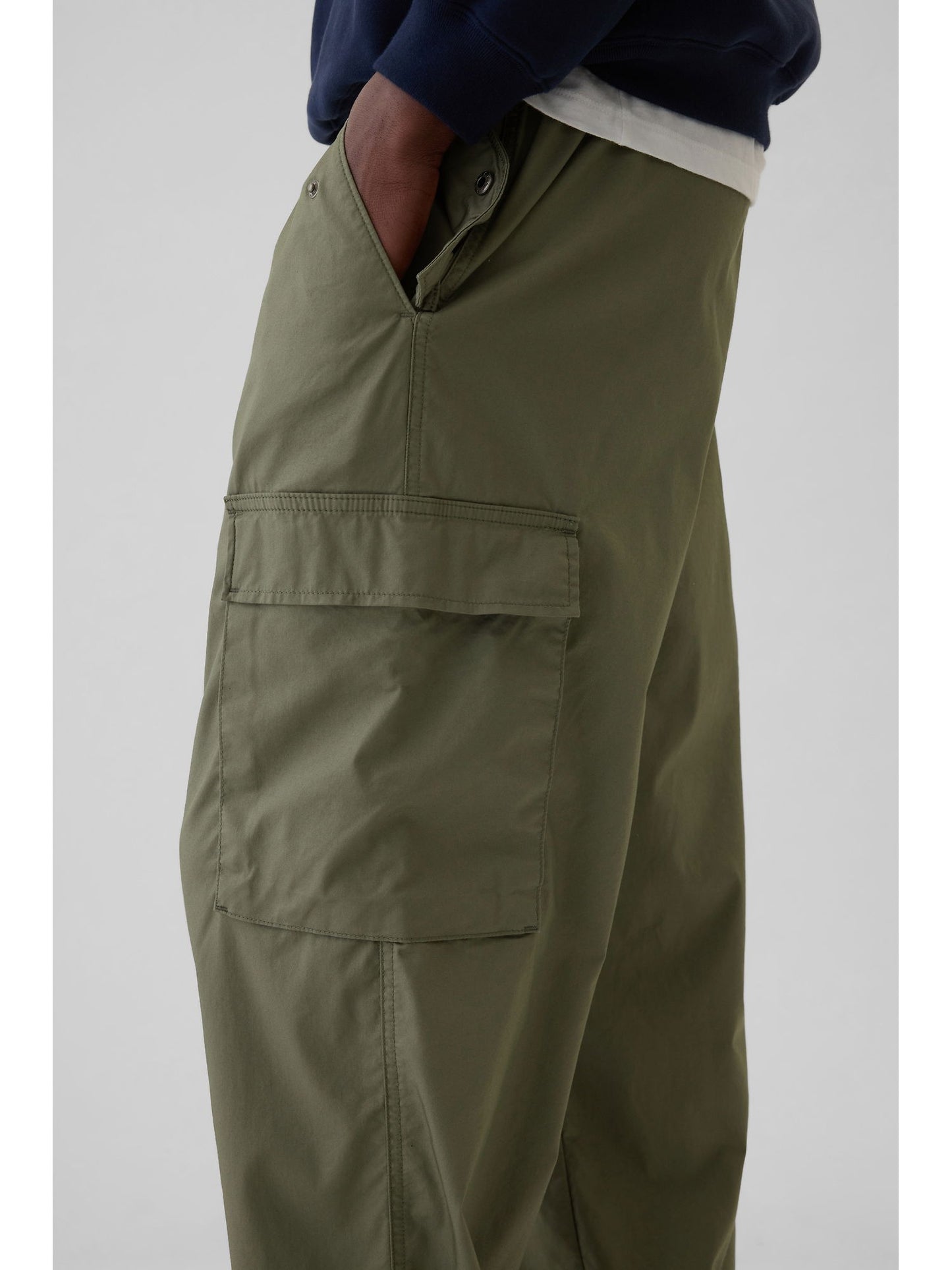 Haki Baggy Kargo Pantolon