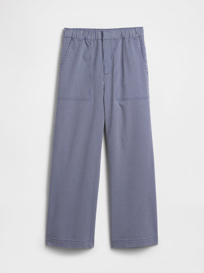 Mavi High Rise Baskılı Easy Wide-leg Khaki Pantolon