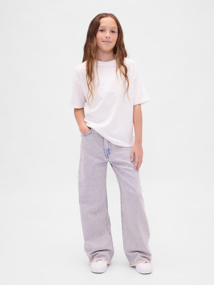 Pembe Low Rise Stride Wide-leg Jean Pantolon