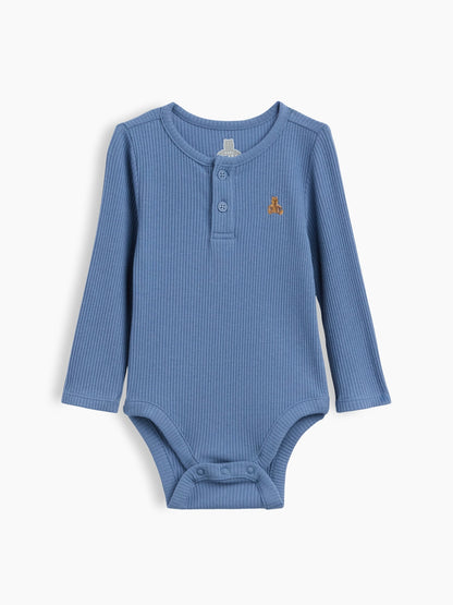 Mavi First Favorites Tinyrib Henley Bodysuit
