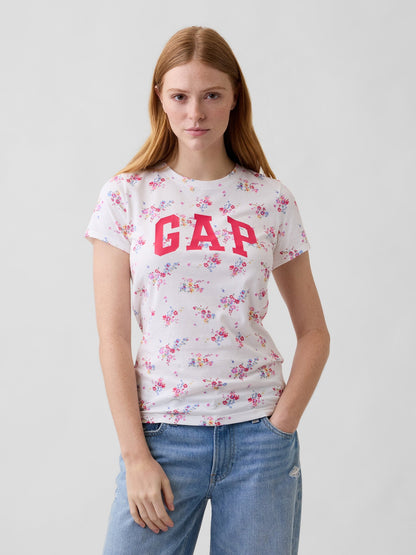 Beyaz Gap Logo T-shirt