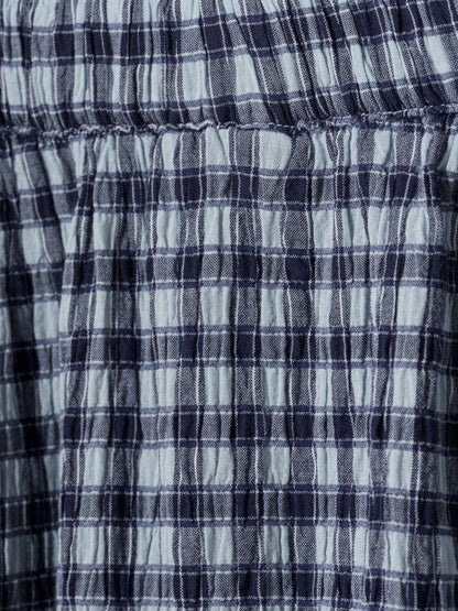Mavi Gingham Maxi Etek
