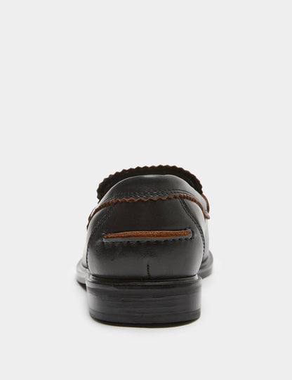 Deri Penny Loafer Ayakkabı