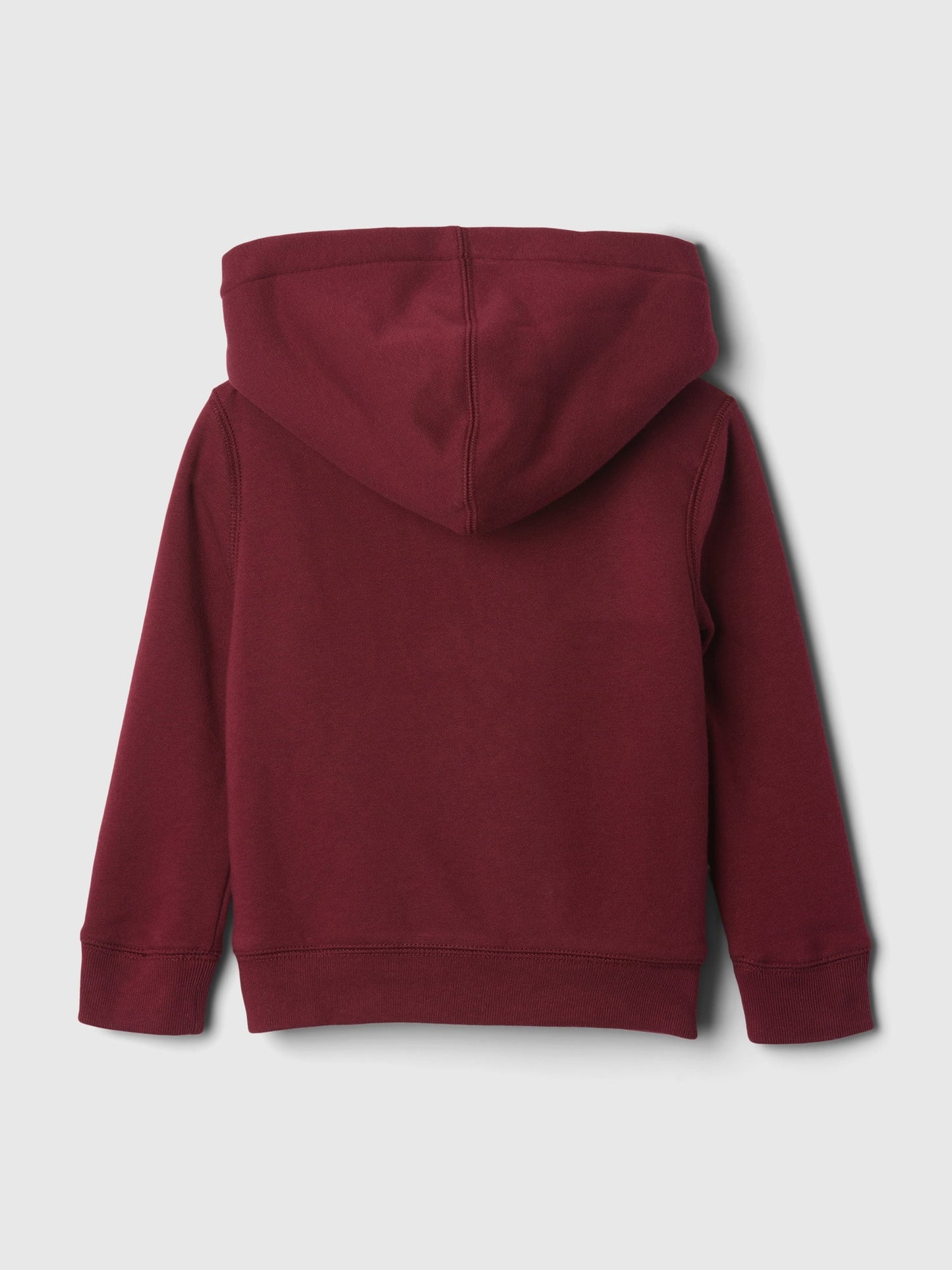Bordo Babygap Logo Fermuarlı Kapüşonlu Üst