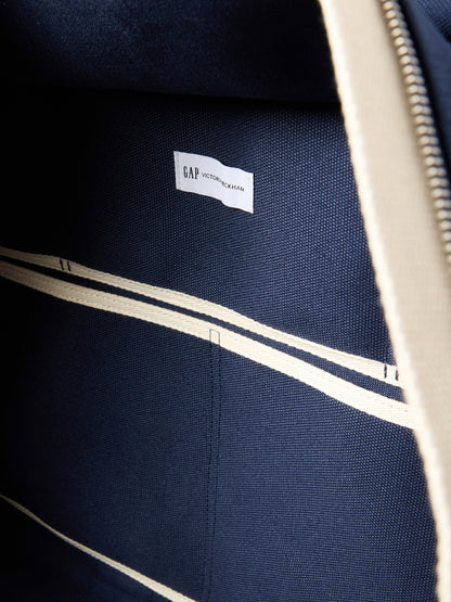 Lacivert Gap × Victoria Beckham Oversized Weekender Çanta
