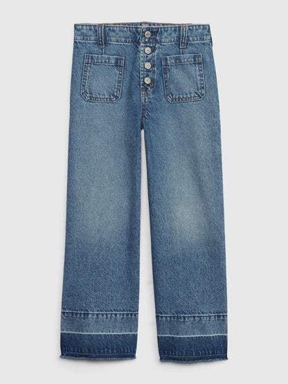 Mavi High Rise Stride Wide-leg Ankle Jean Pantolon