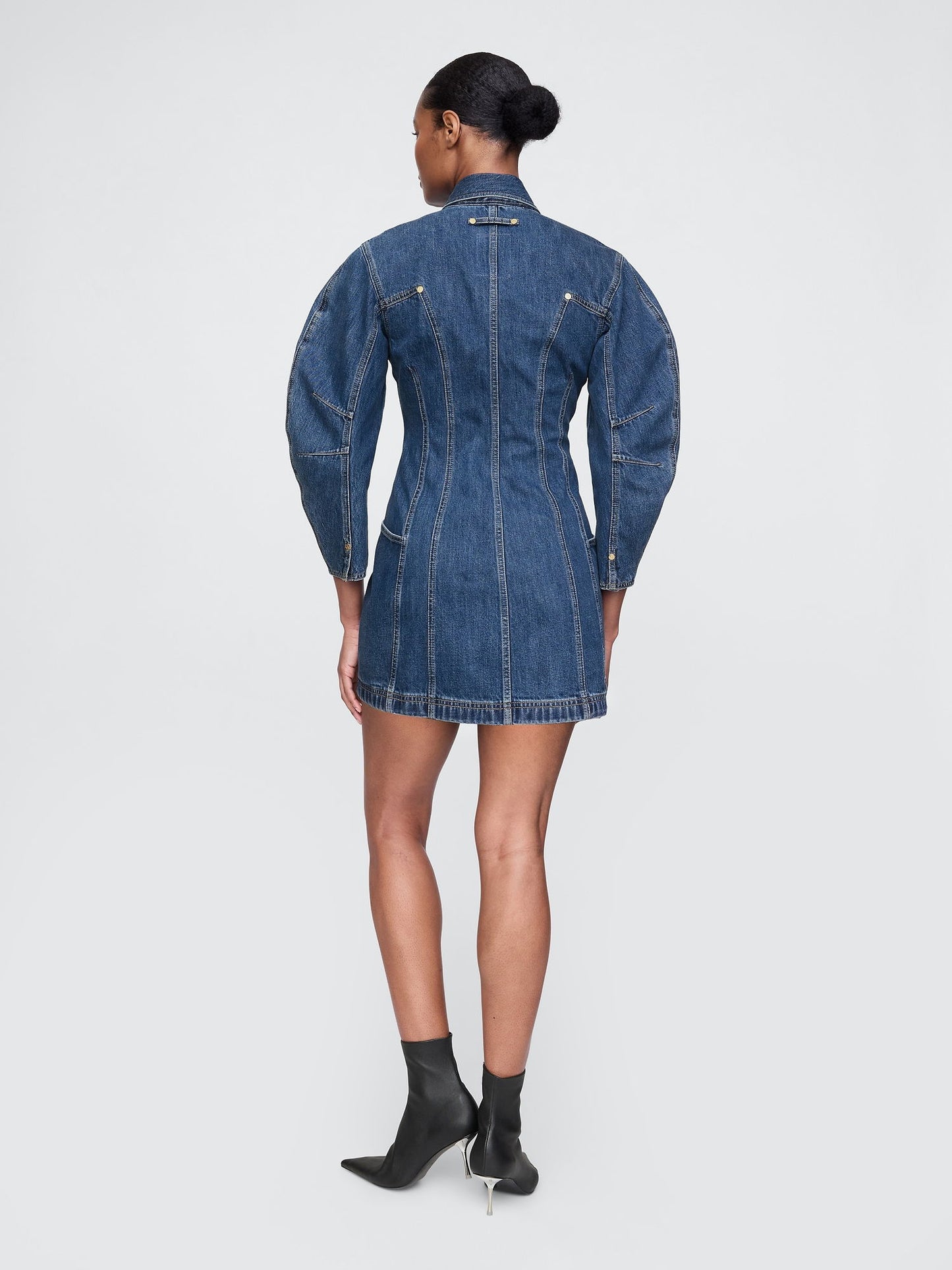 Mavi Gap × Cult Gaia Barrel Denim Mini Elbise