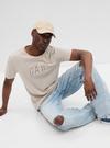 Bej Gap Logo T-shirt