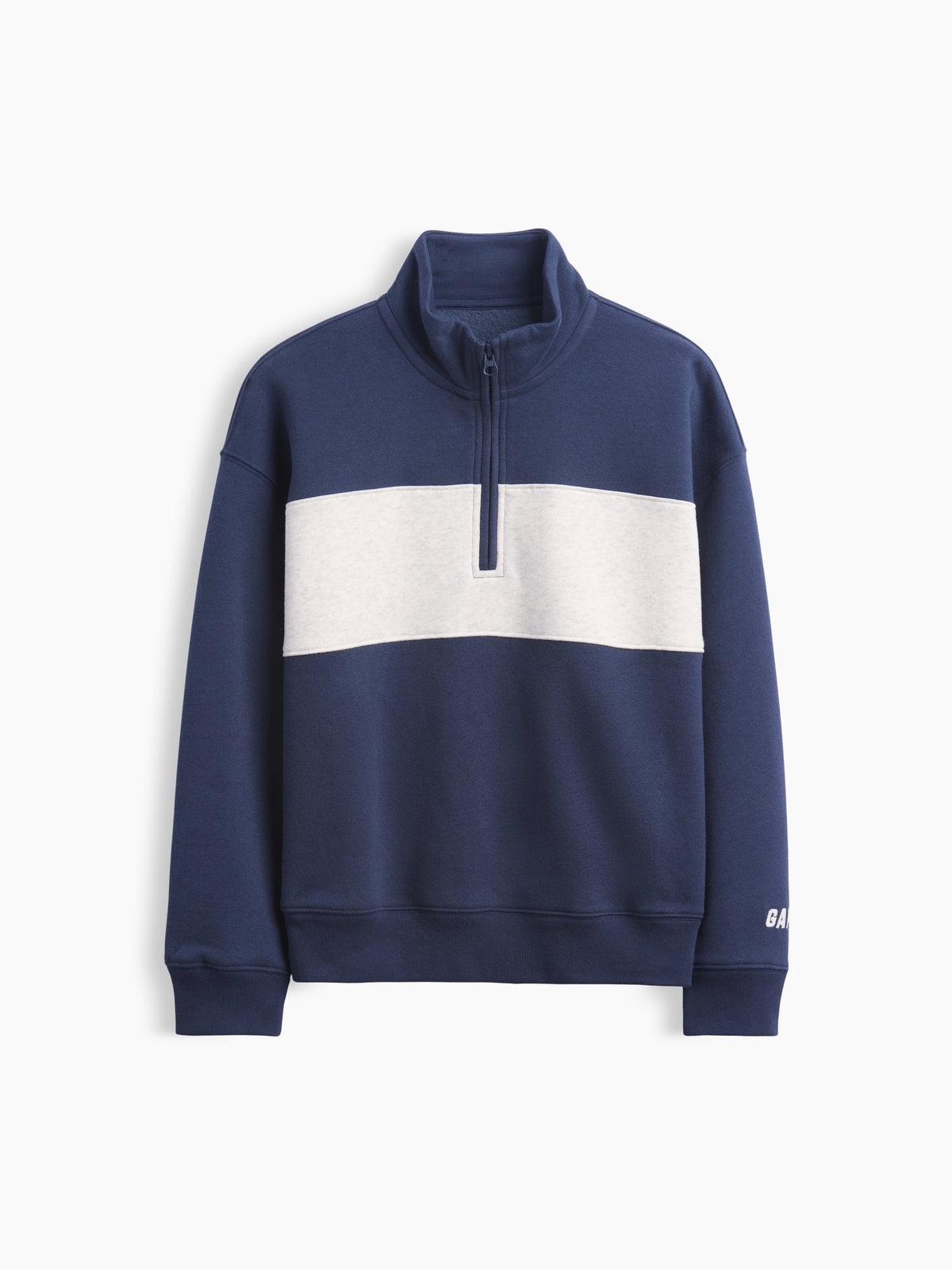 Lacivert Vintagesoft Yarım Fermuarlı Sweatshirt