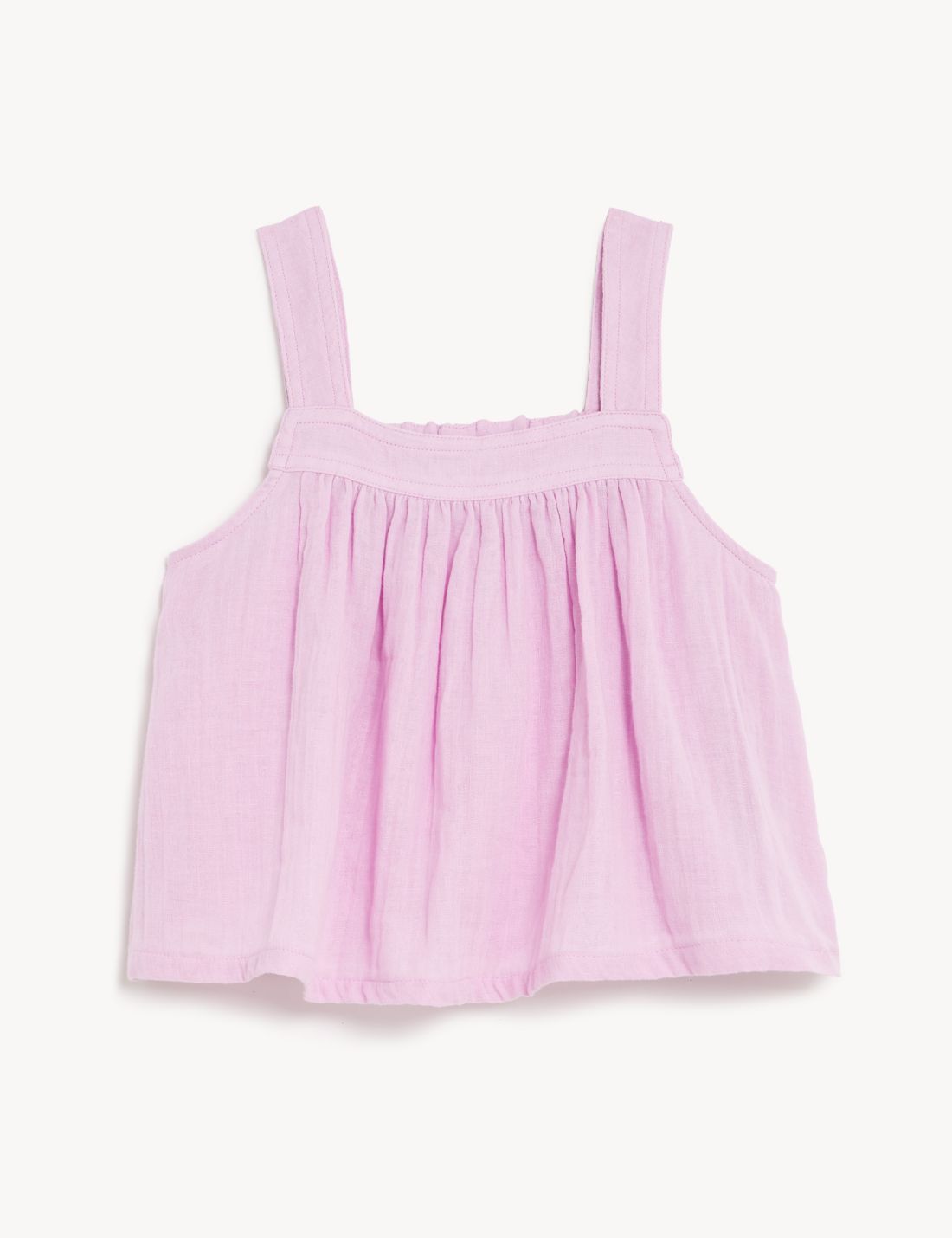 Saf Pamuklu Regular Fit Müslin Bluz (6-16 Yaş)