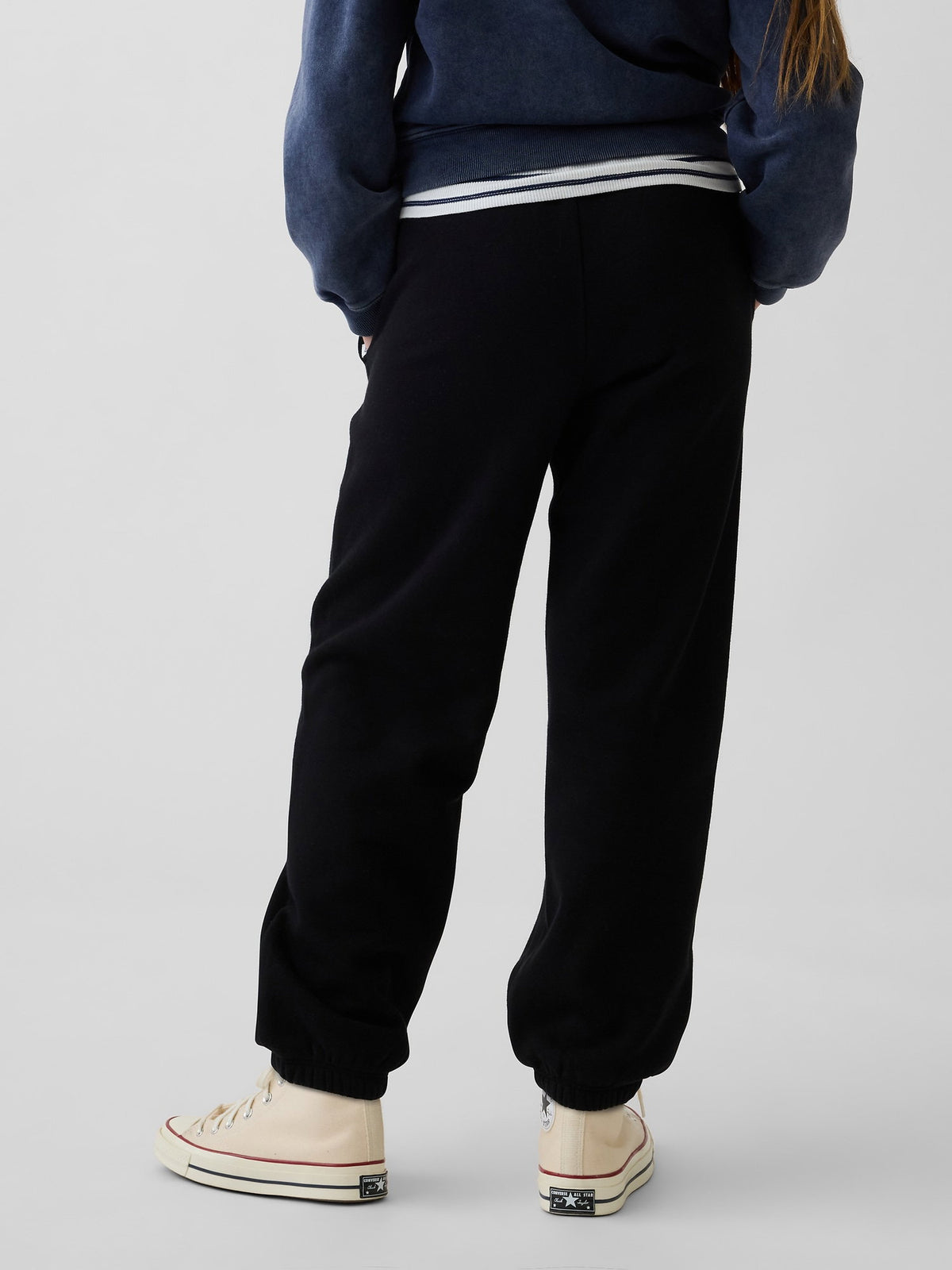 Siyah Vintagesoft Relaxed Jogger Eşofman Altı