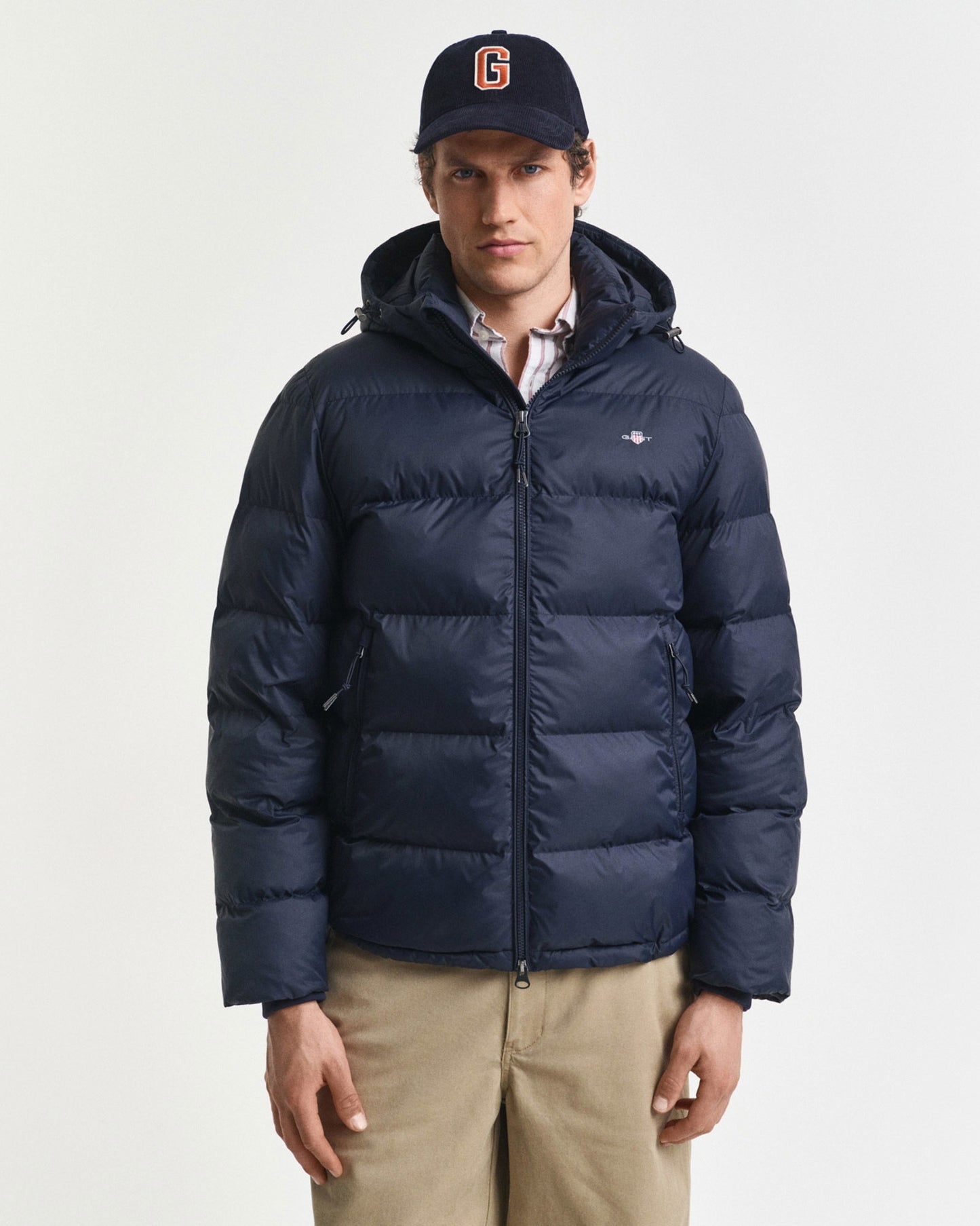 Gant Erkek Lacivert Regular Fit Active Cloud Mont