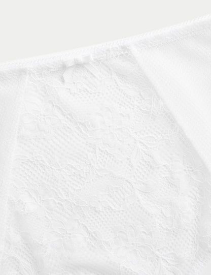 3’lü Flexifit Dantel Yüksek Bel Şort Külot Seti