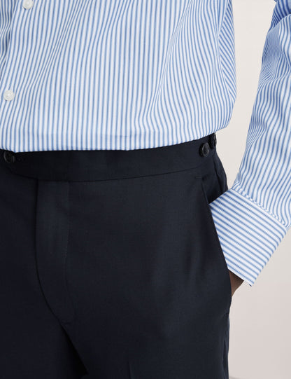 Tailored Fit Saf Yün Klasik Pantolon