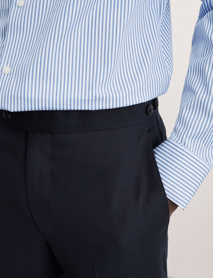 Tailored Fit Saf Yün Klasik Pantolon