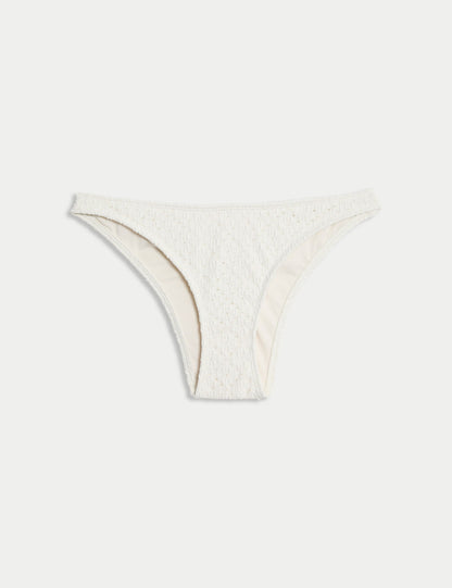 Dantel Detaylı Yüksek Bel Bikini Altı