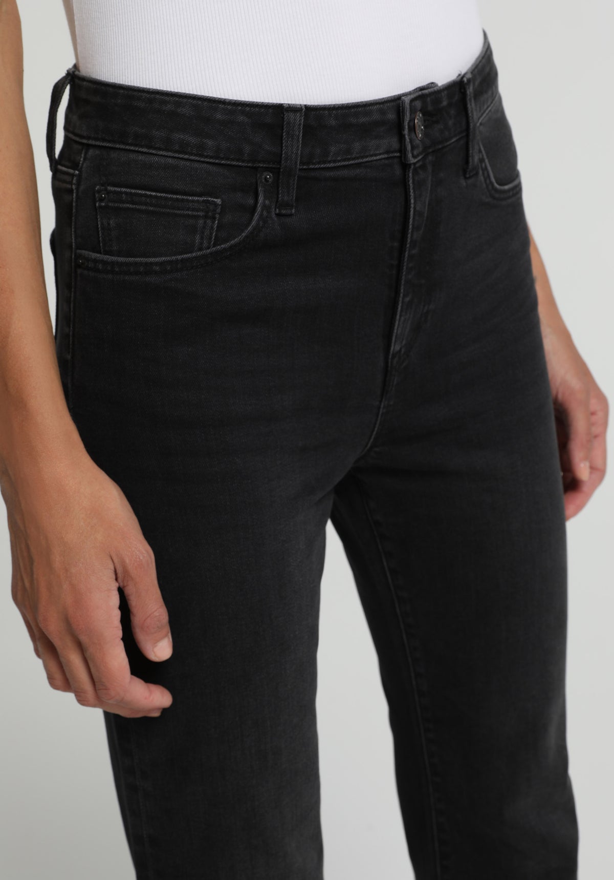Regular Fit Kadın Anthracite Denim Jean Pantolon