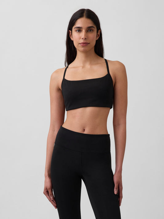 Siyah Gapfit Smooth Racerback Spor Sütyeni