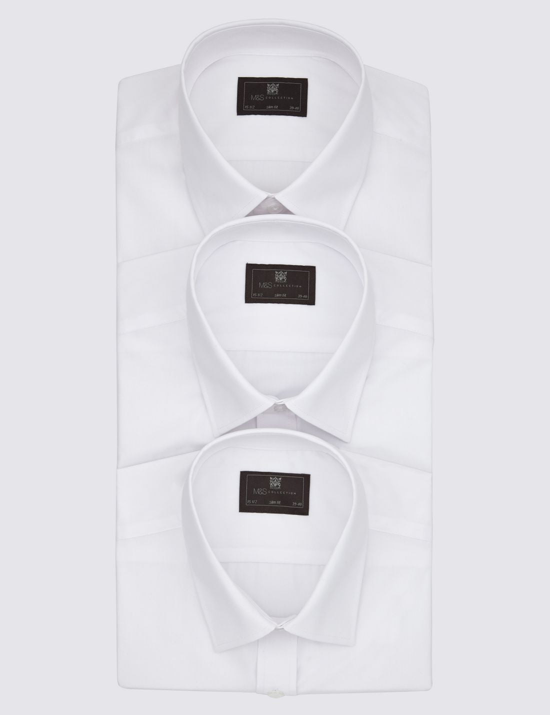 3'lü Slim Fit Gömlek Seti