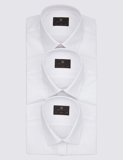 3'lü Slim Fit Gömlek Seti