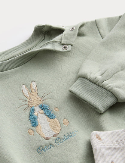 Pamuk Karışımlı Peter rabbit Takım (0-3 yaş)
